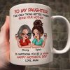 To My Daughter From Mum Happy Mother's Day UK Personalized Mug, Gift For Daughter