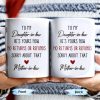 To My Daughter-In-Law, He's Yours Now, No Returns Or Refunds - Personalized Custom Coffee Mug - DILA042_MG
