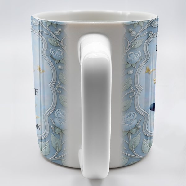 To My Daughter-In-Law, Thank You For Loving My Son - Personalized Custom Coffee Mug - DILA025_MG