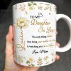 To My Daughter In Law Watching You Be A Mom With Flowers - Personalized Custom Coffee Mug - DAU193_MG