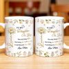 To My Daughter In Law Watching You Be A Mom With Flowers - Personalized Custom Coffee Mug - DAU193_MG