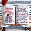 To My Daughter, Never Forget That I Love You, Mother and Daughter under Tree - Personalized Custom Coffee Mug - DAU152_MG