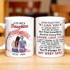 To My Daughter, Never Forget That I Love You, Mother and Daughter under Tree - Personalized Custom Coffee Mug - DAU152_MG