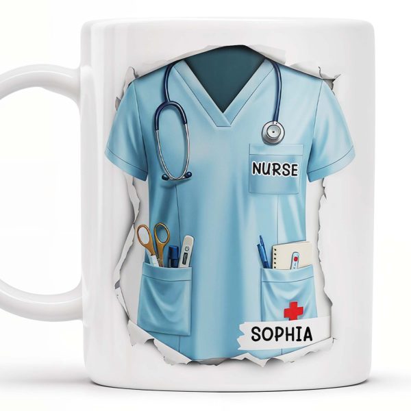 To My Daughter, Nursing Is Your Profession - Personalized Custom Coffee Mug - NUR030_MG
