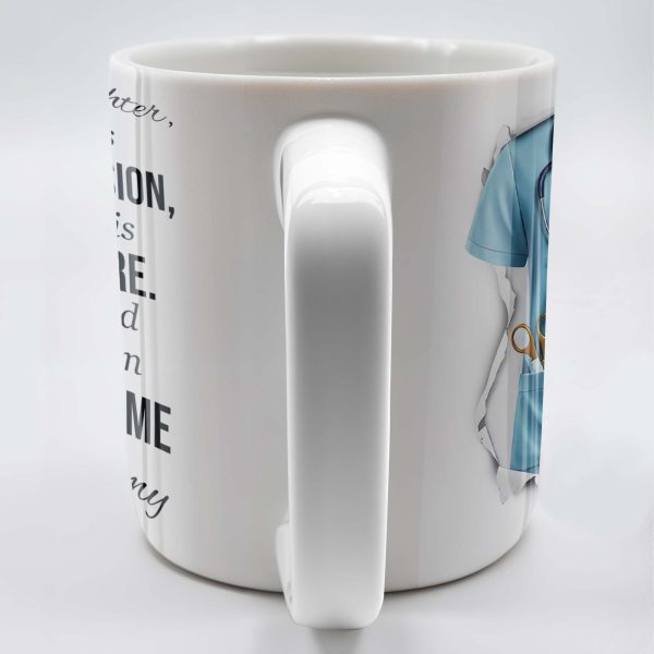 To My Daughter, Nursing Is Your Profession - Personalized Custom Coffee Mug - NUR030_MG