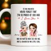 To My Daughter, Proud Of You, Always My Little Girl - Personalized Custom Coffee Mug - DAU247_MG