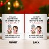 To My Daughter, Proud Of You, Always My Little Girl - Personalized Custom Coffee Mug - DAU247_MG