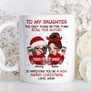 To My Daughter Son Watching You Be A Mom Dad Merry Christmas Personalized Mug, Christmas Gift For Daughters, Sons