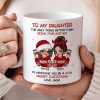 To My Daughter Son Watching You Be A Mom Dad Merry Christmas Personalized Mug, Christmas Gift For Daughters, Sons