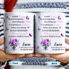 To My Daughter, The Only Thing Better Than Being Your Mother, Butterflies and Flowers - Personalized Custom Coffee Mug - GRAD296_MG