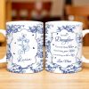 To My Daughter, The Only Thing Better Than Being Your Mother, Floral Pattern and Butterflies - Personalized Custom Coffee Mug - DAU169_MG