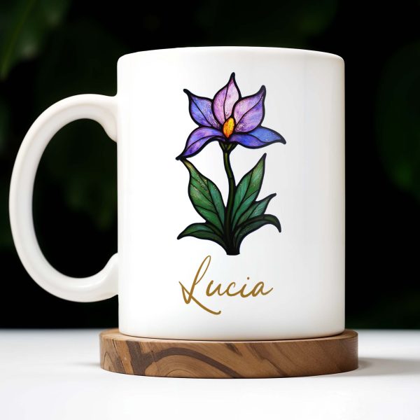To My Daughter, The Only Thing Better Than Being Your Mother, Flower and Heart - Personalized Custom Coffee Mug - DAU166_MG