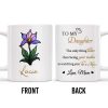 To My Daughter, The Only Thing Better Than Being Your Mother, Flower and Heart - Personalized Custom Coffee Mug - DAU166_MG