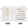 To My Daughter, The Only Thing Better Than Being Your Mother, Flowers - Personalized Custom Coffee Mug - DAU132_MG