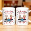 To My Daughter, The Only Thing Better Than Being Your Mother, Flowers and Hearts - Personalized Custom Coffee Mug - DAU157_MG