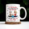 To My Daughter, The Only Thing Better Than Being Your Mother, Flowers and Hearts - Personalized Custom Coffee Mug - DAU157_MG