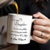 To My Daughter, The only thing better than being your mother is watching you be a Mom, Flower and Heart - Personalized Custom Coffee Mug - DAU167_MG
