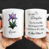 To My Daughter, The only thing better than being your mother is watching you be a Mom, Flower and Heart - Personalized Custom Coffee Mug - DAU167_MG