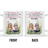 To My Daughter The Only Thing Better Than Being Your Mother Is Watching You Be A Mom, Mother And Daughter, Flowers - Personalized Custom Coffee Mug - DAU174_MG