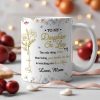 To My Daughter Watching You Be a Mom Personalized Floral Mug Touching Mother's Day Gift from Mom to Daughter