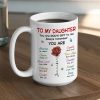 To My Daughter You Are God's Gift Ceramic Mug, Personalized Name Coffee Mug, Faith Inspired Daily Reminder Gift