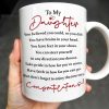 To My Daughter, You Believed You Could, So You Did, Graduate Cap and Gown - Personalized Custom Coffee Mug - GRAD014_MG