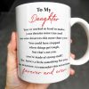To My Daughter, You've Worked So Hard To Make Your Dreams Come True, Graduation Cap and Balloons - Personalized Custom Coffee Mug - GRAD013_MG