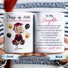 To My Daughter, You've Worked So Hard To Make Your Dreams Come True, Graduation Cap and Balloons - Personalized Custom Coffee Mug - GRAD013_MG
