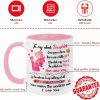 To My Dear Daughter Coffee Mug You Mean the World to Me, Gift for Daughter from Mom, Birthday Christmas Gift