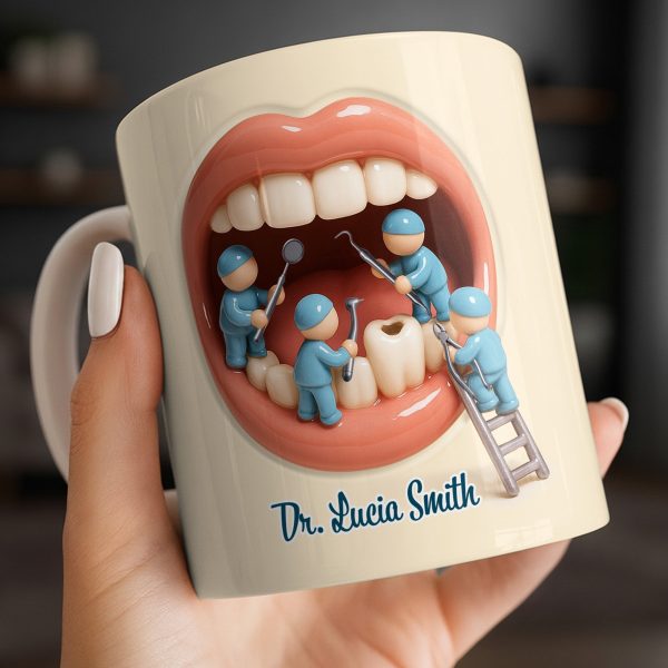 To My Favorite Dentist, A Smile Better Than Any - Personalized Custom Coffee Mug - DOC069_MG
