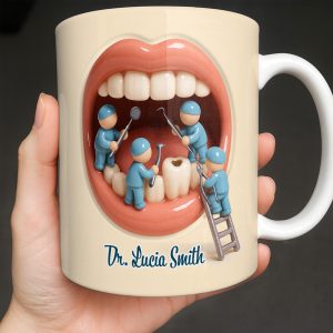 To My Favorite Dentist, A Smile Better Than Any - Personalized Custom Coffee Mug - DOC069_MG