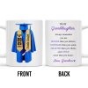 To My Granddaughter, Always Remember You Are Braver Than You Believe - Personalized Custom Coffee Mug - GRAD321_MG
