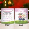 To My Granddaughter Feel My Love Morning Noon And Night - Personalized Custom Coffee Mug - GDT534_MG