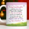 To My Granddaughter Feel My Love Morning Noon And Night - Personalized Custom Coffee Mug - GDT534_MG