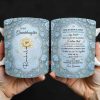 To My Granddaughter, Once Upon A Time, Roses And Butterflies - Personalized Custom Coffee Mug - GDT403_MG