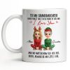 To My Granddaughter, Proud And Loving Message With Christmas Outfits - Personalized Custom Coffee Mug - GDT527_MG