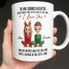 To My Granddaughter, Proud And Loving Message With Christmas Outfits - Personalized Custom Coffee Mug - GDT527_MG