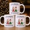 To My Granddaughter, Proud And Loving Message With Christmas Outfits - Personalized Custom Coffee Mug - GDT527_MG