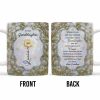 To My Granddaughter, Remember Your Strength And Love - Personalized Custom Coffee Mug - GDT378_MG