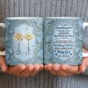 To My Granddaughter, Roses and Crowns Design - Personalized Custom Coffee Mug - GDT541_MG