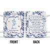 To My Granddaughter, You Are One Of My Greatest Joys, Floral Pattern - Personalized Custom Coffee Mug - GDT298_MG