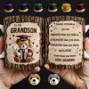 To My Grandson, Always Remember You Are Braver, Graduation Cap and Diploma - Personalized Custom Coffee Mug - GRAD320_MG