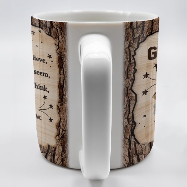 To My Grandson, Always Remember You Are Braver, Graduation Cap and Diploma - Personalized Custom Coffee Mug - GRAD320_MG