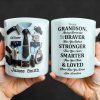 To My Grandson, Always Remember You Are Braver Than You Believe - Personalized Custom Coffee Mug - OFC022_MG