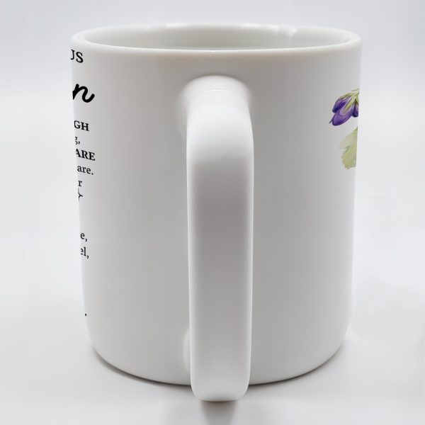 To My Grandson, Forever By Your Side, Encouragement Mug With Pansy Flower - Personalized Custom Coffee Mug - GSN020_MG