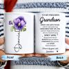 To My Grandson, Forever By Your Side, Encouragement Mug With Pansy Flower - Personalized Custom Coffee Mug - GSN020_MG