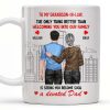 To My Grandson-In-Law, The Only Thing Better Than Welcoming You Into Our Family, Cityscape and Couple - Personalized Custom Coffee Mug - GSN059_MG