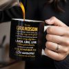 To My Grandson Never Forget That I Love You, Be Awesome, Text - Personalized Custom Coffee Mug - GSN055_MG