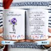 To My Great Granddaughter, Once Upon A Time, Flowers and Hearts - Personalized Custom Coffee Mug - GDT243_MG
