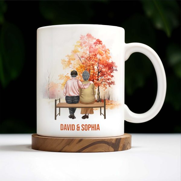 To My Husband Forever & Always With Love - Personalized Custom Coffee Mug - CPL273_MG
